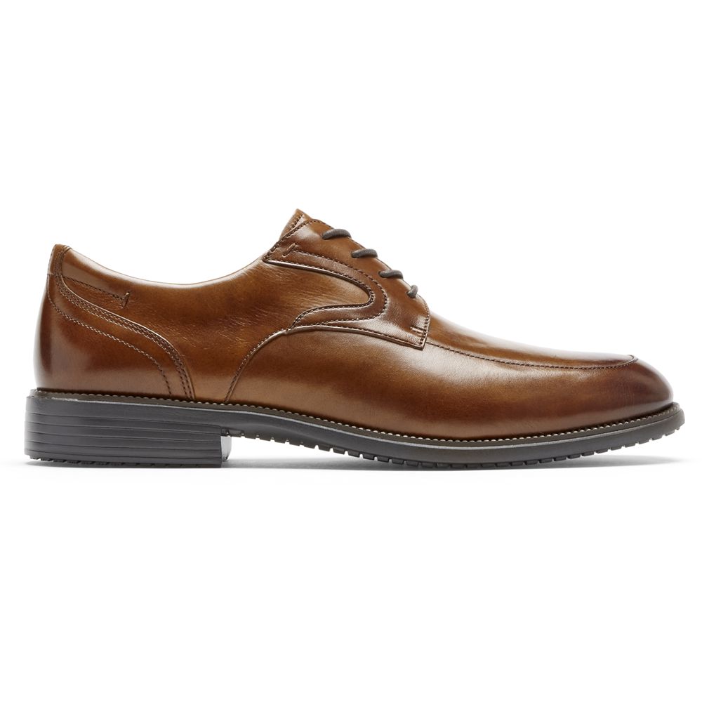 Rockport Total Motion Dressport Apron Toe - Mens Oxfords - Brown - NZ (FQT-830167)